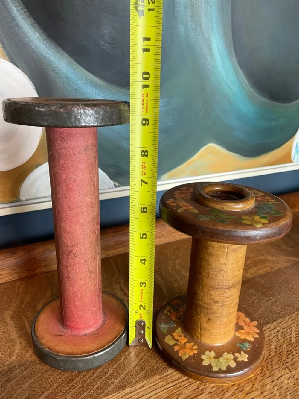 Vintage Wooden Spool Set